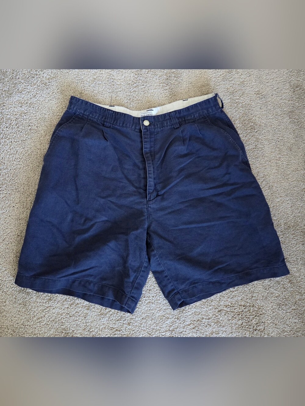 Bugle Boy Vintage Navy Casual Shorts Men's 34